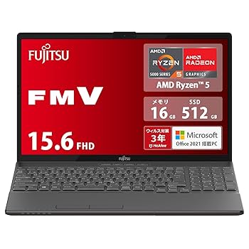 富士通 - 大画面、SSD、DVD搭載＞富士通　LIFEBOOK 無線LAN Office lillian_fujitsu-a574-i7-16-1-